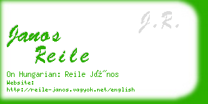 janos reile business card